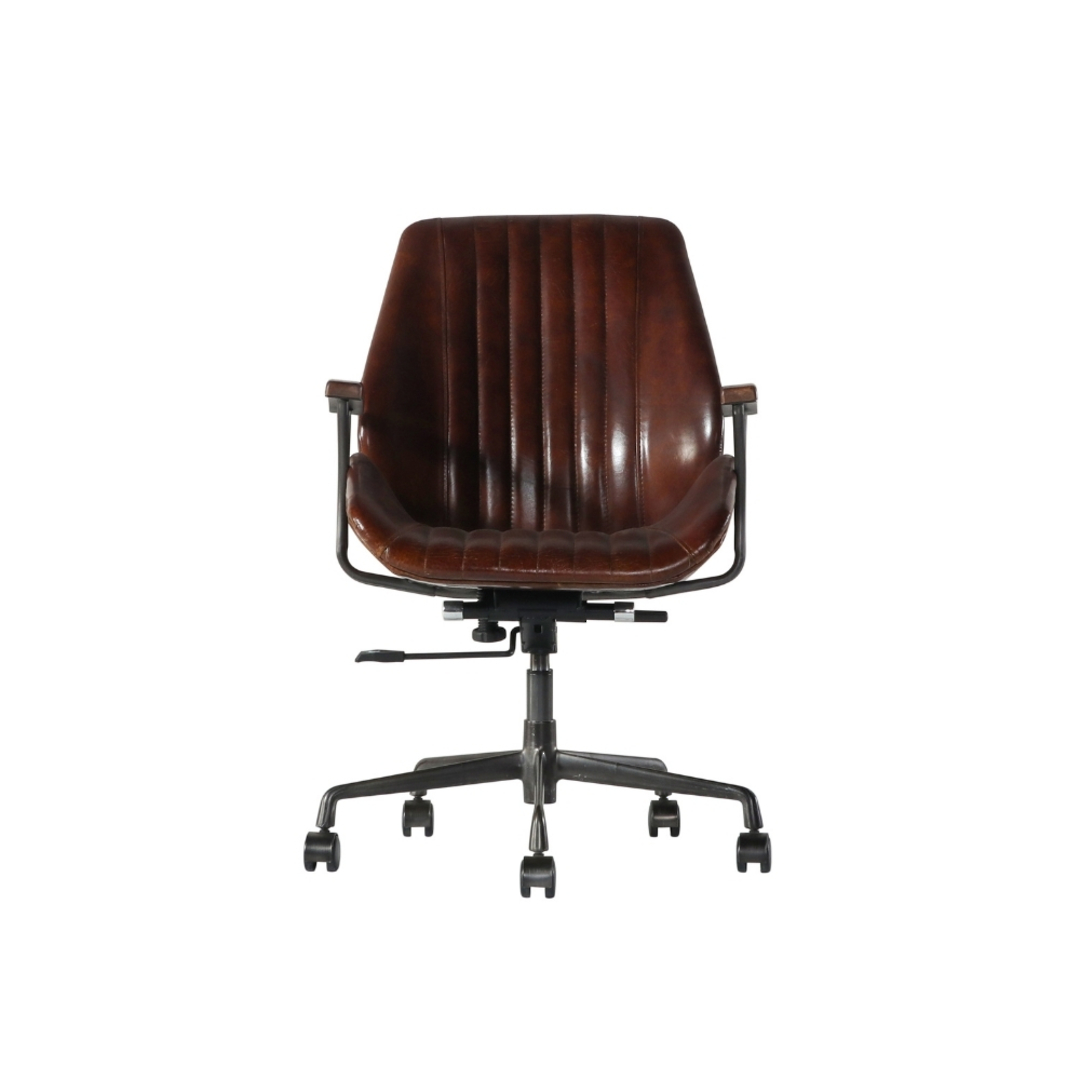 Gloucester Vintage Leather Office Chair Height Adjustable image 1